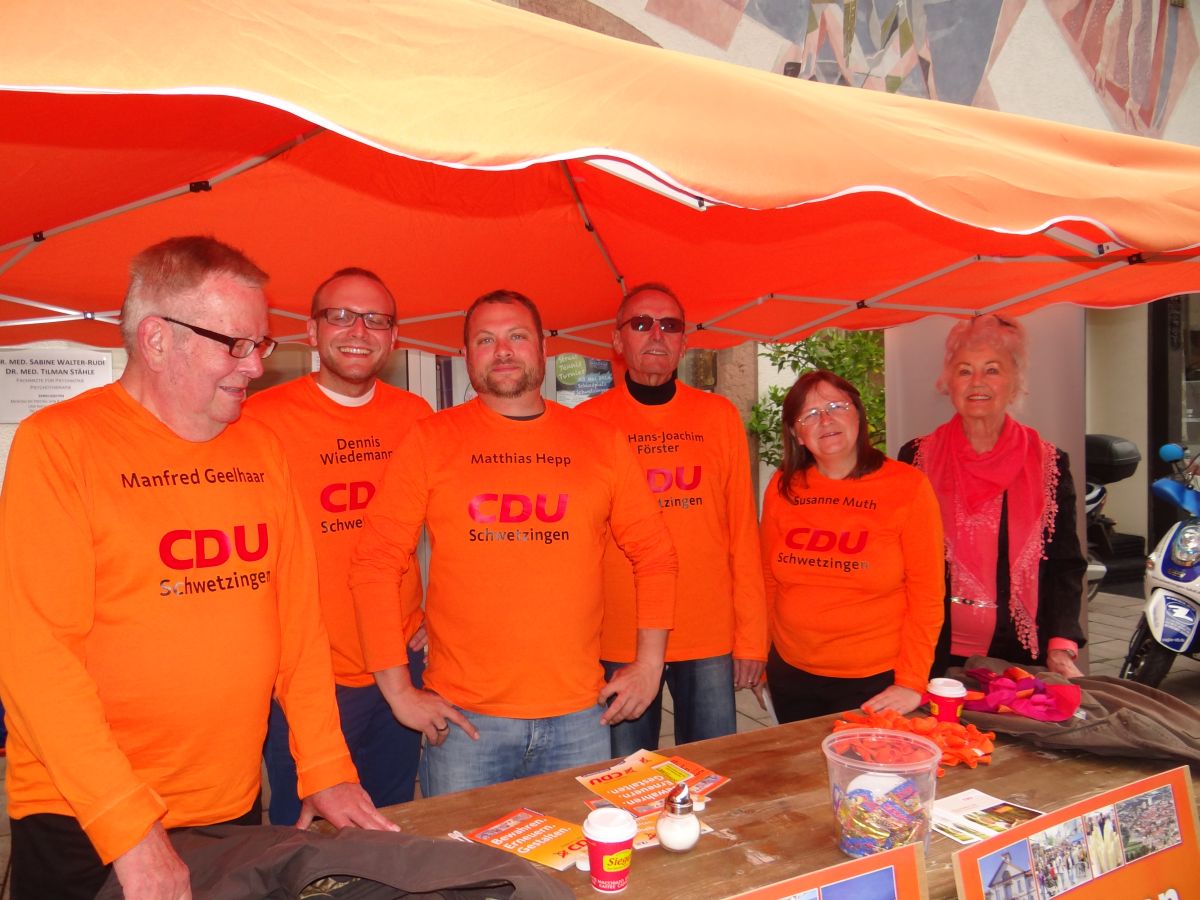 17. Mai: CDU-Infostände und Spargelfest