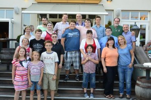 Empfang Besucher Fredericksburg 31 7 2014