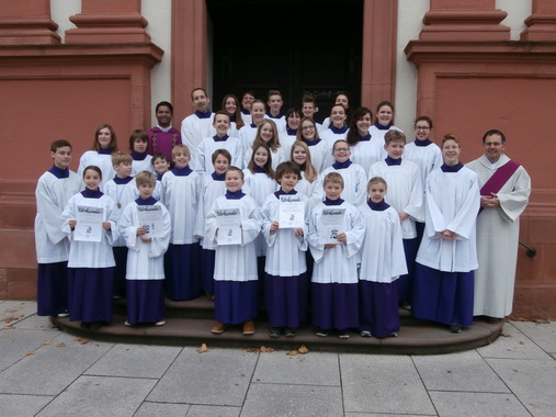Ministrantenaufnahme in St. Pankratius