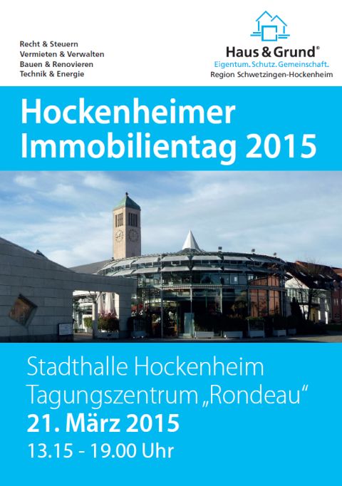 21. März: Hockenheimer Immobilientag 2015