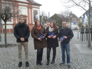 Flyeraktion JU Schwetzingen, 20.02.2016