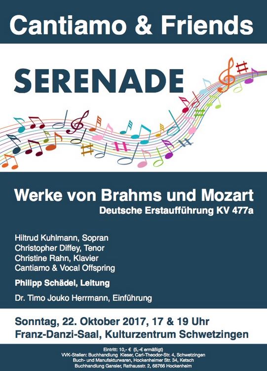 Serenade mit Werken von Brahms und Mozart