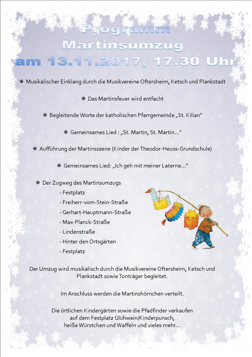 OFT: Heute Martinsumzug