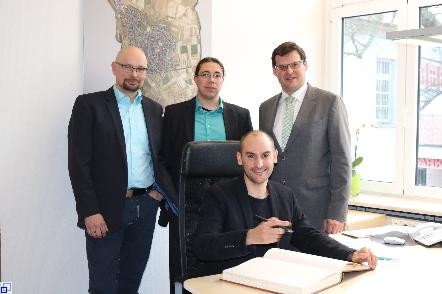 MdB Danyal Bayaz zu Besuch im Plankstadter Rathaus