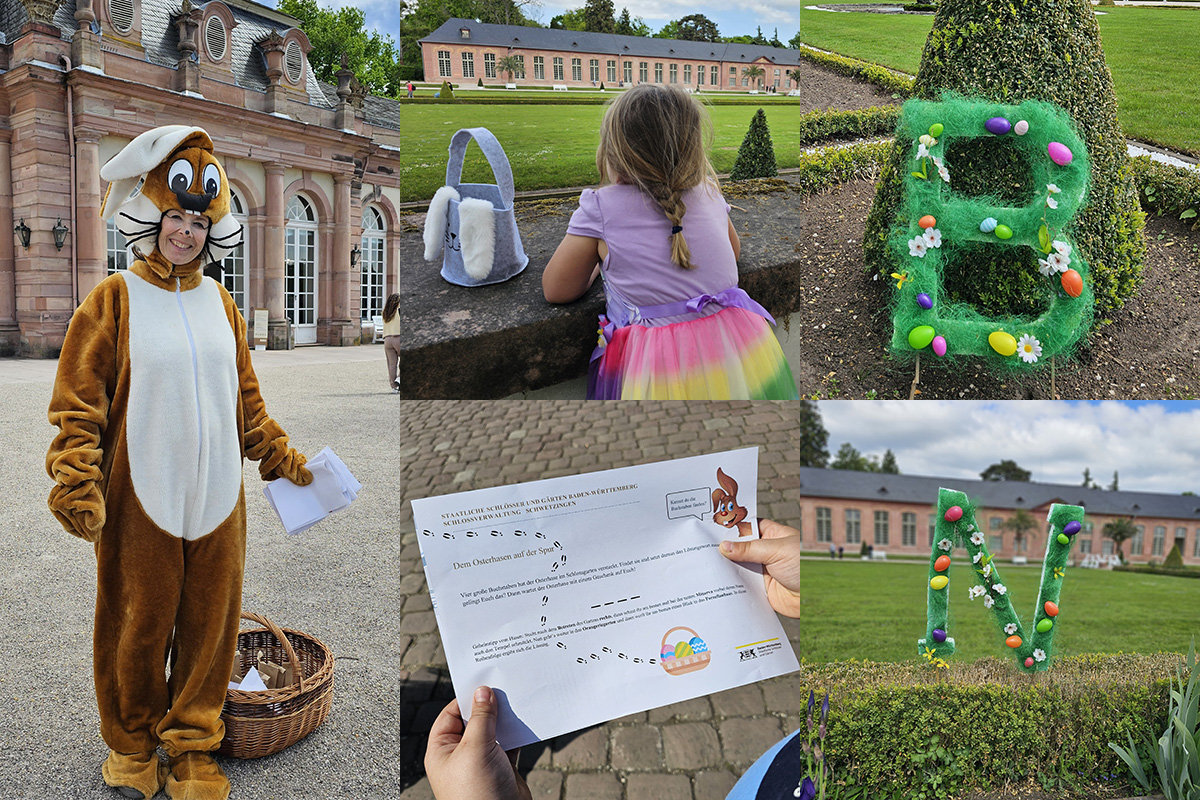 Osterprogramm im Schlossgarten Schwetzingen begeisterte Familien / Fotos: me