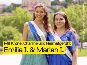 Zwei junge Botschafterinnen für Schwetzingen und den Spargel
