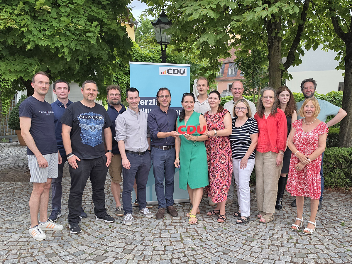 Neu gewählter Vorstand der CDU Schwetzingen bei der Mitgliederversammlung